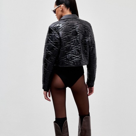 Jaqueta Couro Pesponto Roy