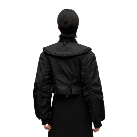 Jaqueta Duchesse Nylon Fitted Ganni