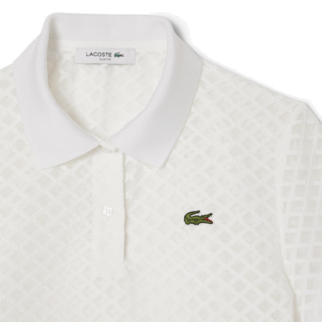 Polo Renda Transparência Lacoste