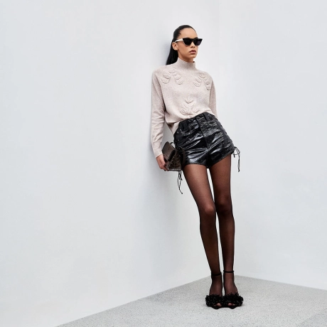 Shorts Couro Lunar Vera