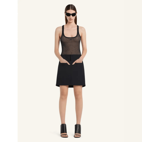 Top Scuba Mesh Courrèges