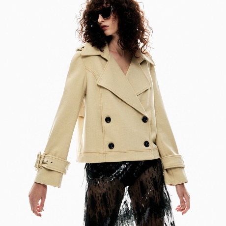 Trench Coat Alfaiataria Double Dione