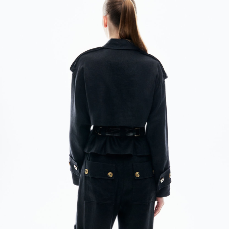 Trench Coat Linho Heavy Malasia