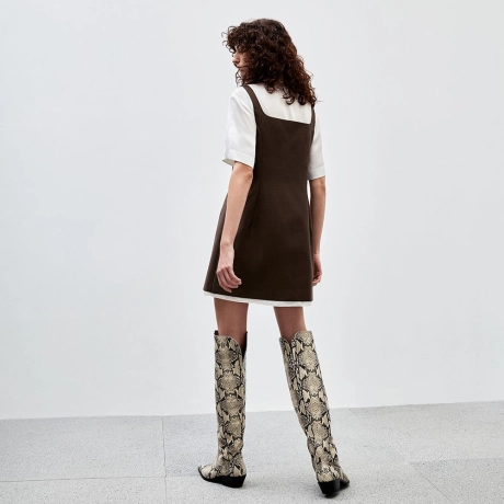 Vestido Alfaiataria Wood Lucia