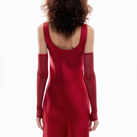 Vestido Cetim Heavy Isla