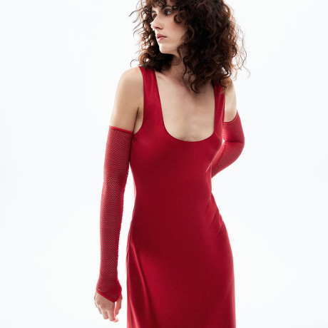 Vestido Cetim Heavy Isla