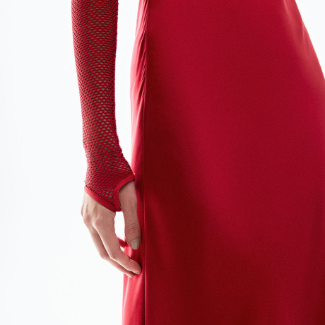 Vestido Cetim Heavy Isla