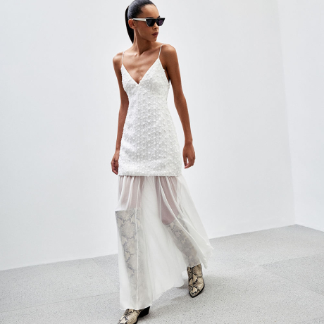 Vestido Chenille Cordone Celine