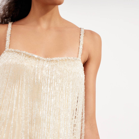 Vestido Crepe Cristal Claire