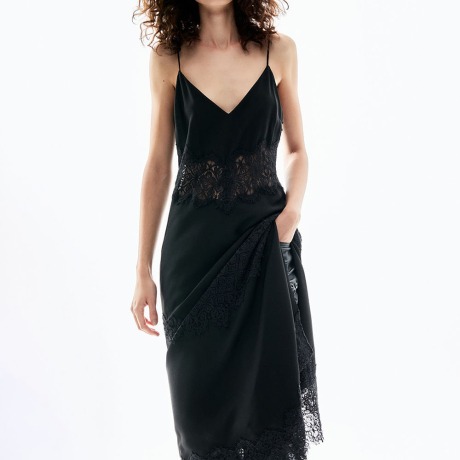 Vestido Crepe Lingerie Malu