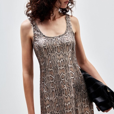 Vestido Laminado Snake Sandy