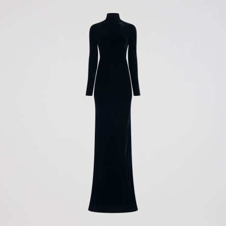 Vestido Longo Manga Comprida Reinaldo Lourenço