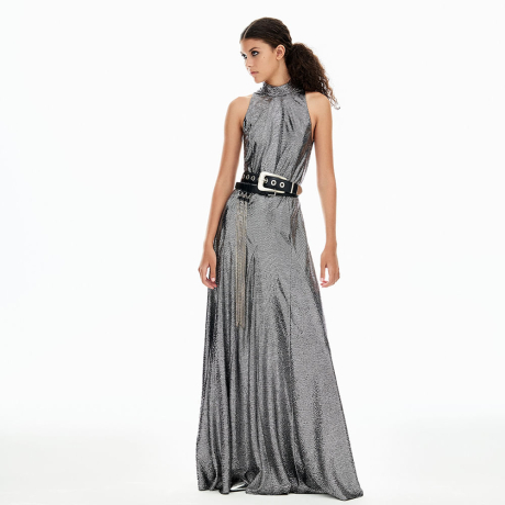 Vestido Silver Dots Drica