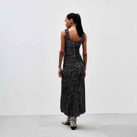 Vestido Tule Savage Safira