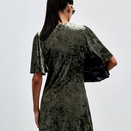 Vestido Veludo Stains Triz