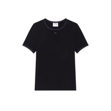 T-Shirt Signature Contrast Courrèges T-Shirt Signature Contrast Courrèges