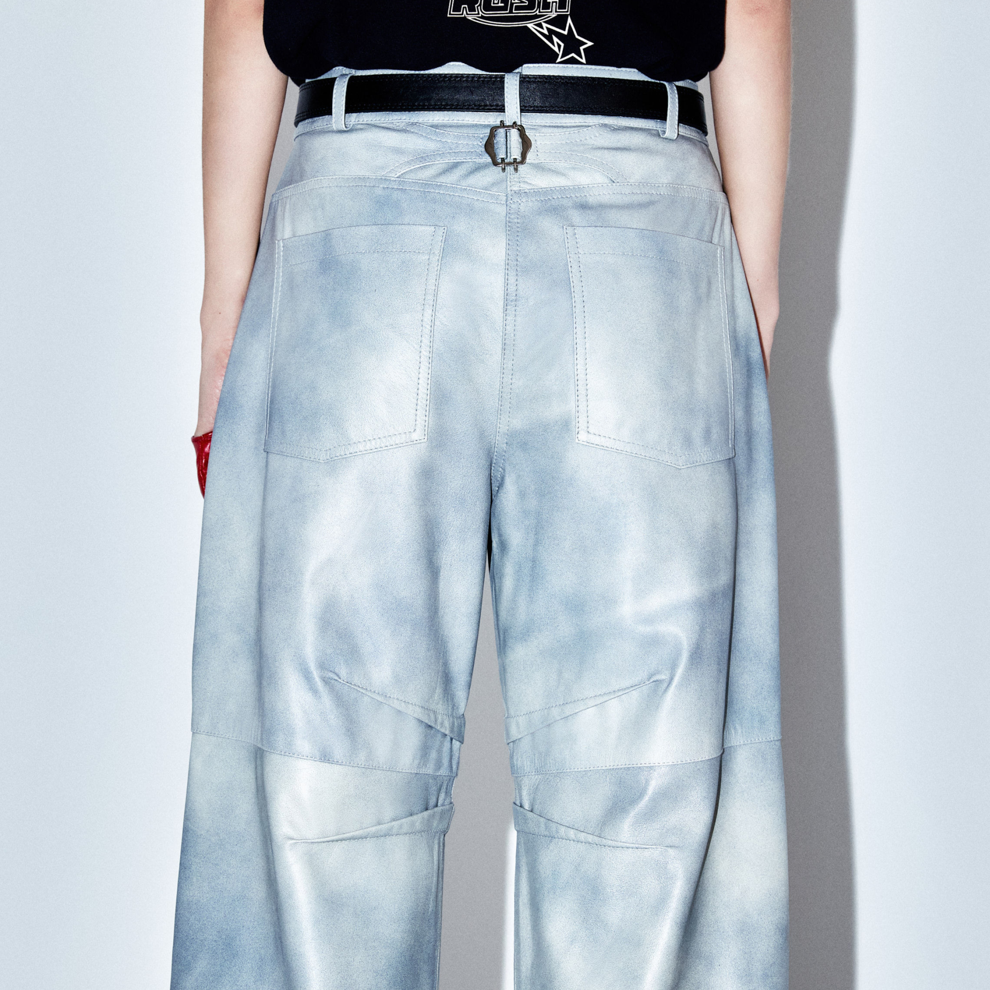Calça Couro Spray Zoey