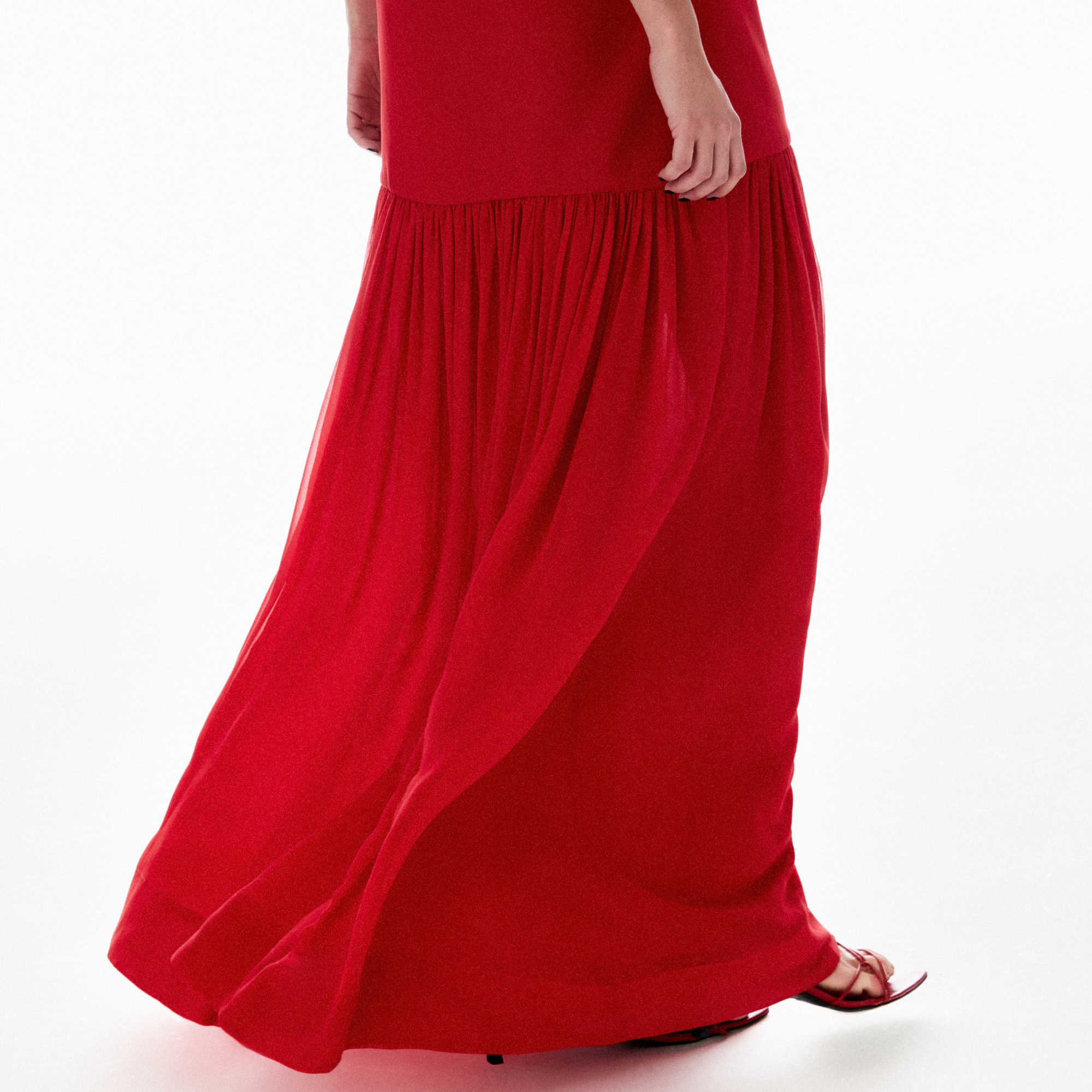 Vestido Crepe Glow Gaby