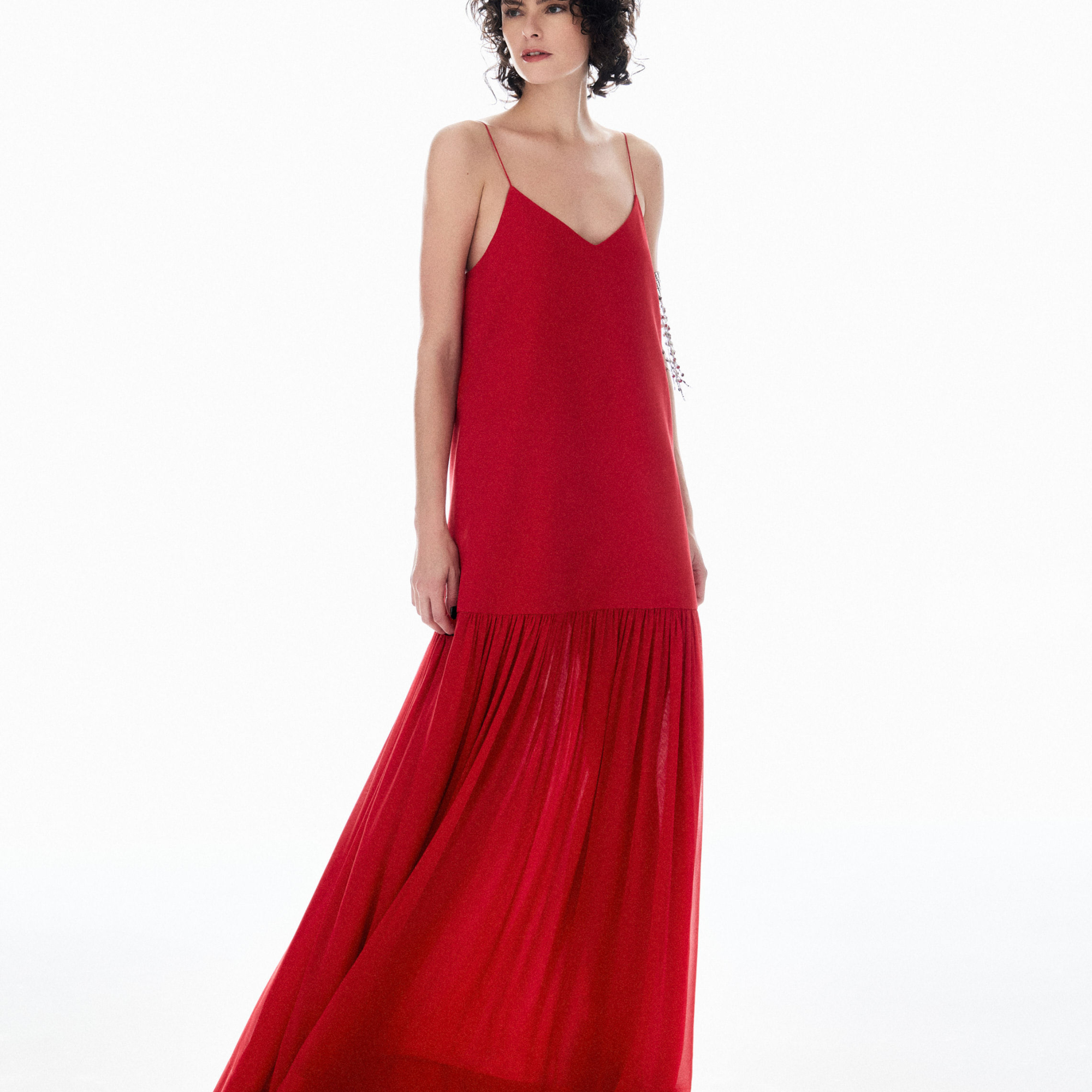 Vestido Crepe Glow Gaby
