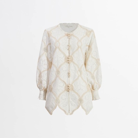 Blusa Bordado Sand Mike - Off/Cru/36