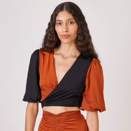 Blusa Jersey Lina Bruma (ref a2d3)