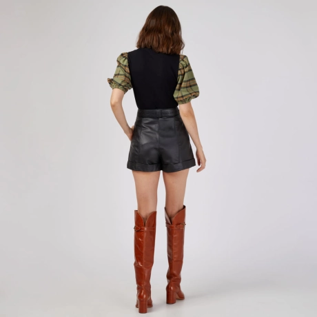 Blusa Xadrez Amarilis (ref 313f)