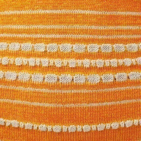 Body Jacquard Semi - Laranja/P