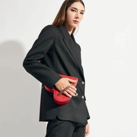 Bolsa Couro Heart Liz