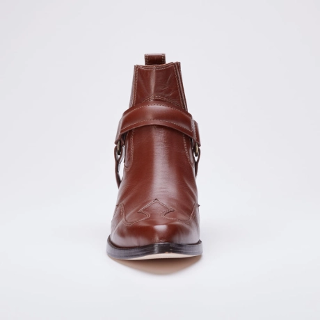 Bota de Couro Well - Marrom Whisky/38