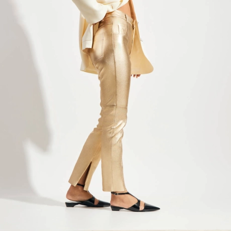 Calça Couro Stretch Duda