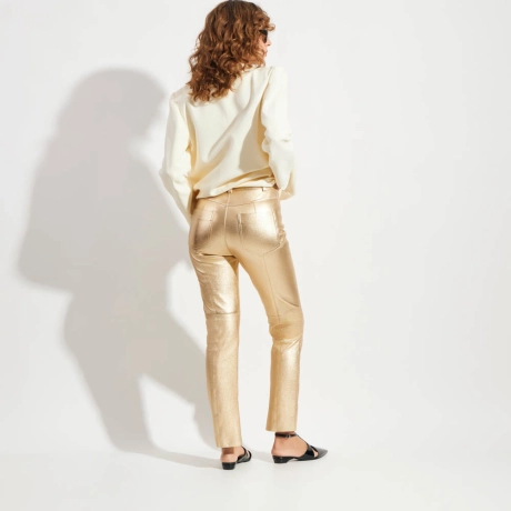 Calça Couro Stretch Duda