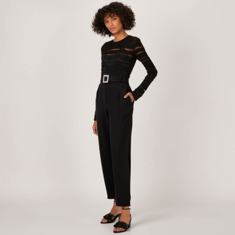 Calça Crepe Cristal Giorgia - Preto/40 Calça Crepe Cristal Giorgia - Preto/40