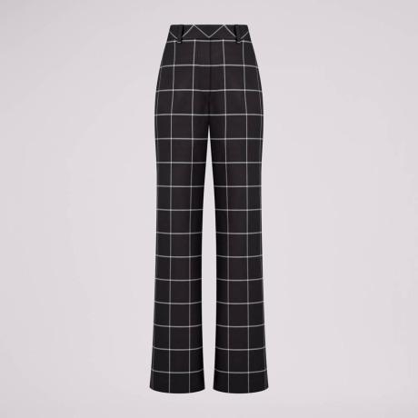 Calça Gabardine Xadrez Lorena - Preto/34 Calça Gabardine Xadrez Lorena - Preto/34