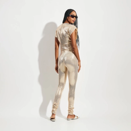 Calça Geometric Gold Edith