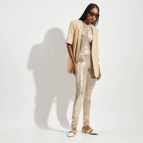 Calça Geometric Gold Edith