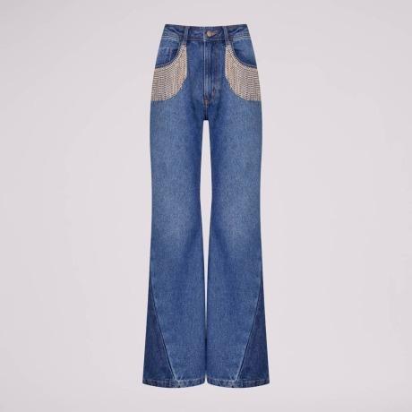 Calça Jeans Milena - Azul Indigo Escuro/36