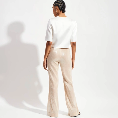 Calça Paetê Pérola Jessie