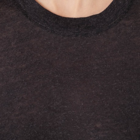 Camiseta Linho Fresh Laura - Preto/G Camiseta Linho Fresh Laura - Preto/G