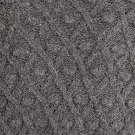 Cardigan Pompom Meir - Cinza Mescla/G