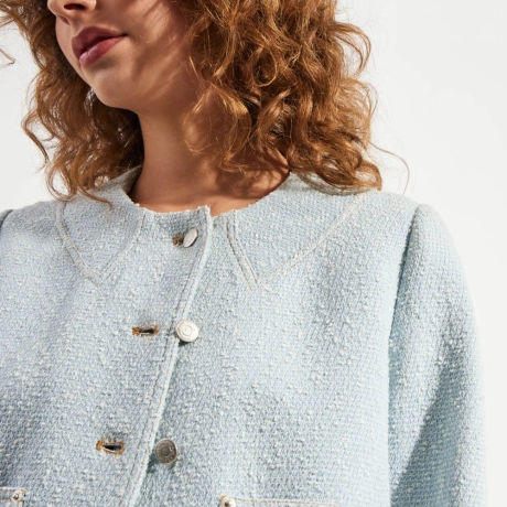 Casaco Bouclé Denim Kimber (ref 21d0)