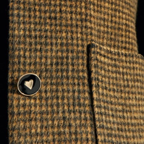 Casaco Lã Pied Coq Lena