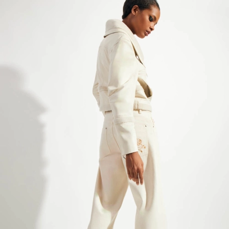 Jaqueta Couro Gamulan Eva - Off White/38