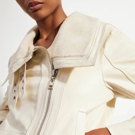 Jaqueta Couro Gamulan Eva - Off White/38