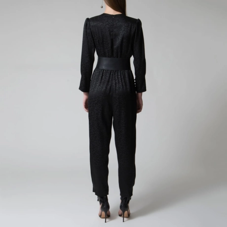 Jumpsuit Crepe Jacquard Natalie