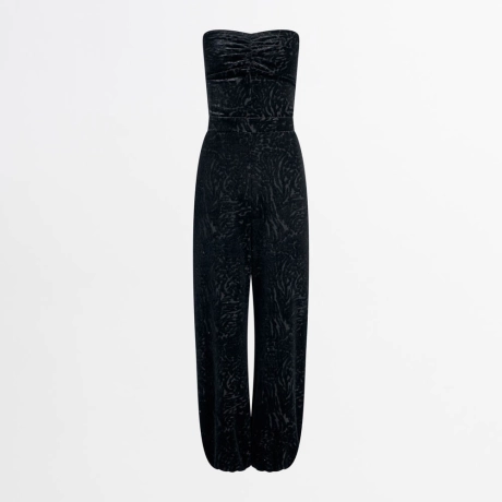 Jumpsuit Veludo Devorê Dalia