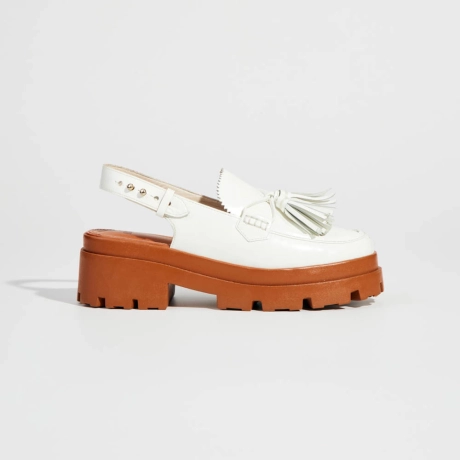 Loafer Couro Metal Gaby