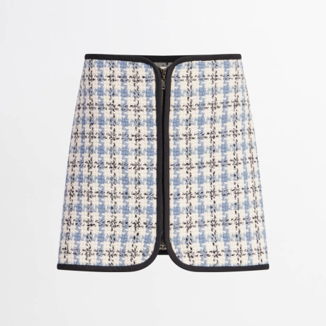 Saia Bouclé Chess Violet