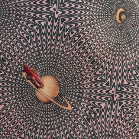 Saia Cetim Mellow Chloe - Verde/Rosa/36