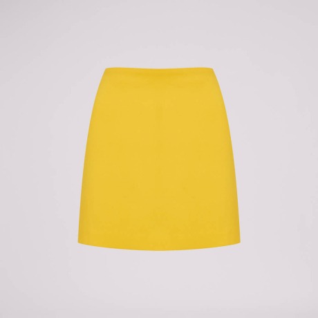 Saia Crepe View Keira - Amarelo Ipe/40 Saia Crepe View Keira - Amarelo Ipe/40