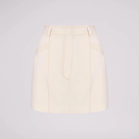 Saia Shorts Crepe Pesponto Nina (ref f443)